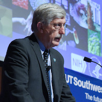NIH Director touts UTSW research successes during town hall address