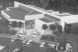 Mary Neil and Ralph B. Rogers Magnetic Resonance Center Rendering