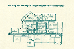 Floor Plan for Mary Neil and Ralph B. Rogers Magnetic Resonance Center