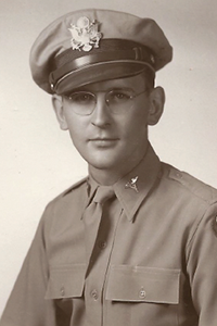 Frederick Bonte in army uniform