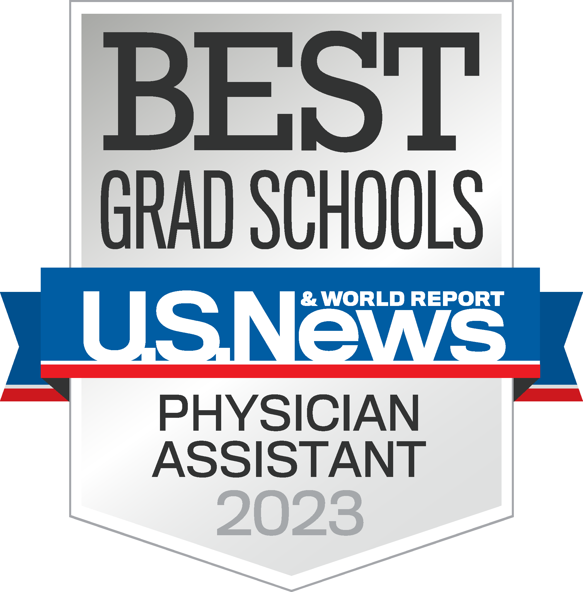 U. S. News and World Report 2020 Best Grad Schools for Physician Assistant badge