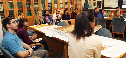 SIGN Members Watch a Demonstration of an EEG during Brain Awareness Week