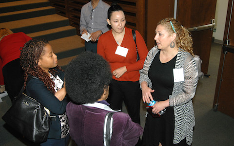 Dr. Evonne Kaplan-Liss speaking with participants