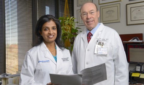 (l-r) Drs. Kavita Bhavan and Robert Haley 