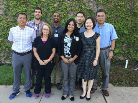 Rong Zhang, Ph.D., Kan Ding, M.D. and team