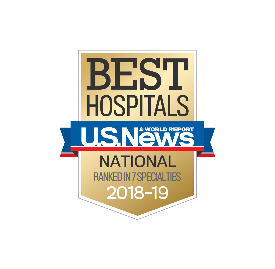 Ranked in 7 specialties by U.S. News