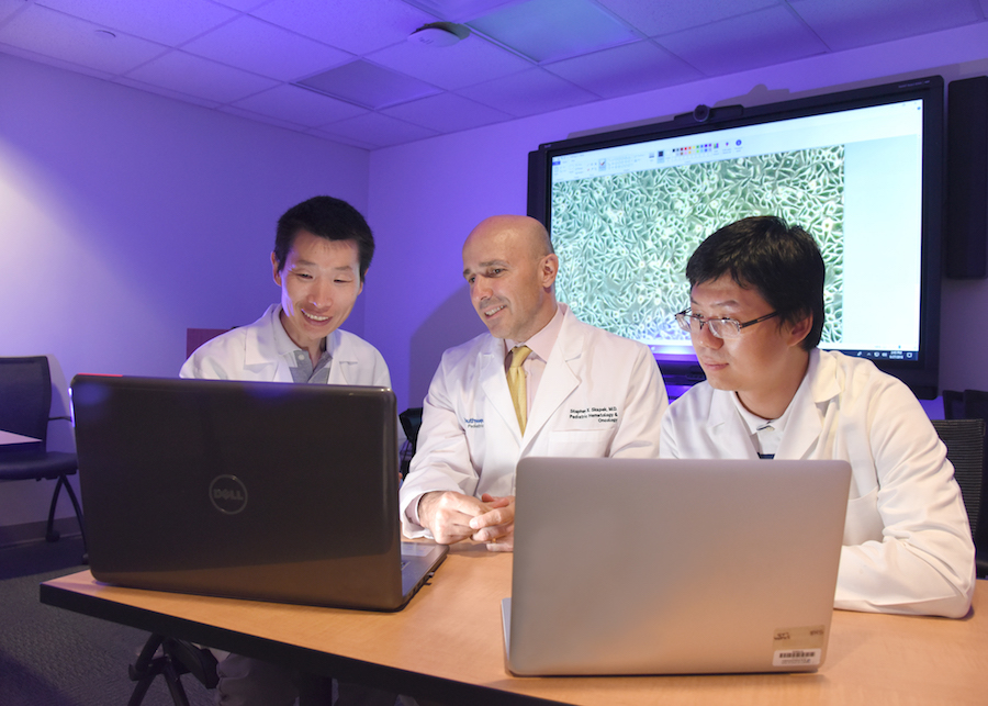 Dr. Yanbin Zheng, Dr. Stephen Skapek, and Dr. Lin Xu used a new algorithm to find gene changes associated with the childhood cancer rhabdomyosarcoma.