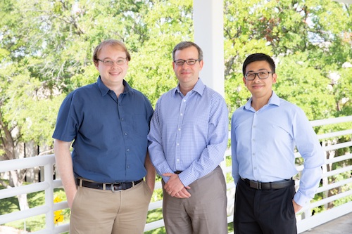 (l-r) Drs. Sebastian Winter, Ezra Burstein, and Wenhan Zhu