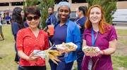 More appetizing eats for our smiling UTSW community members.