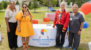 Representing the First Nations Intertribal Alliance BRG at the Multicultural Celebration.