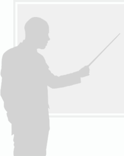 A teacher pointing a stick at the board