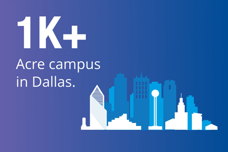 1K + acre campus in Dallas