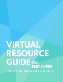 Virtual Resource Guide for Title IX