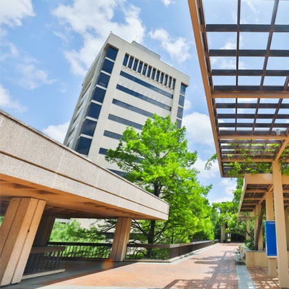 One of UTSW buildings on campus