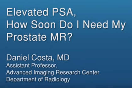 Amid Continuing Debate Over PSA Test, UTSW Expert Discusses Role of Prostate MR