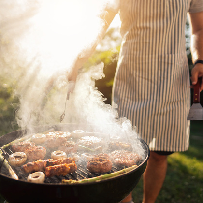 Be cautious to avoid burns in extreme heat or when grilling