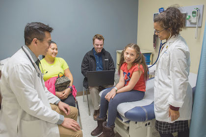 Clinics offer medical students invaluable patient interaction