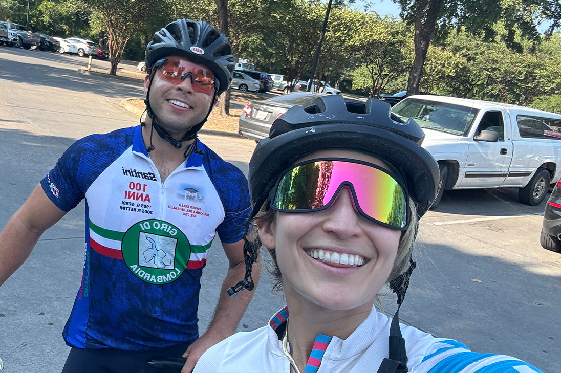 Our residents out enjoying a nice bike ride.