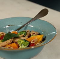 Recipe: Summer veggie and pesto pasta salad