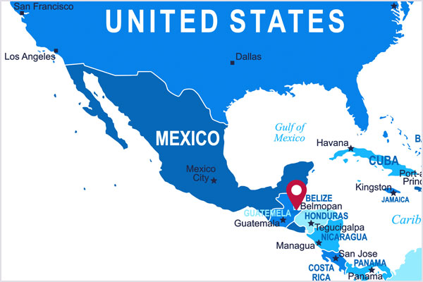 Map of Guatemala