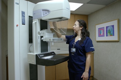 Mobile mammography screening saved her life