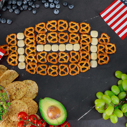Devise a dietary game plan for Super Bowl parties