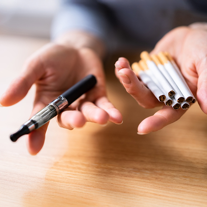 Is vaping more harmful than smoking cigarettes? More people incorrectly think so