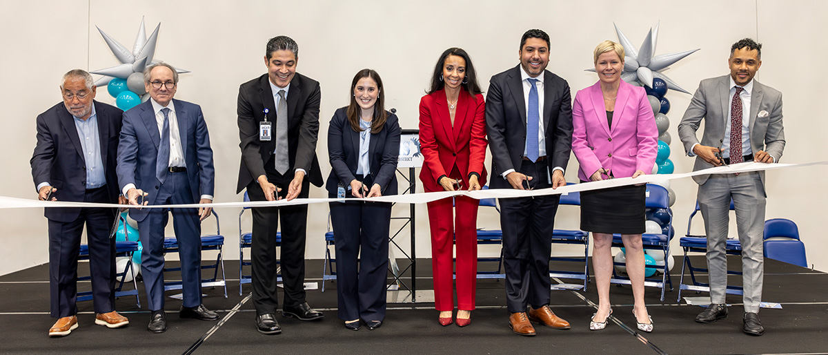 Biomed Prep 2026 ribbon cutting group banner