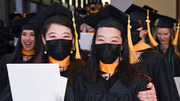 Sarah Meng (left) and Yinying Wei, Master of Clinical Nutrition graduates
