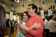 Brittany Talamantes, whose Pediatrics residency will be at the University of Arizona College of Medicine, celebrates with her brother Henry Talamantes.