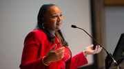 Shawna Nesbitt, M.D., Vice President and Chief Diversity, Equity, and Inclusion Officer, welcomes attendees with a message about inclusion.