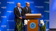 Dr. Rohatgi thanked the professional mentors in his life, along with the mentees who have allowed him “to grow with them on an unbelievable and magical journey.” He thanked his family, which included a special mention of his wife and fellow UTSW faculty member, Dr. Susan Matulevicius, whom he called “my best friend, my partner, and my peer mentor.”