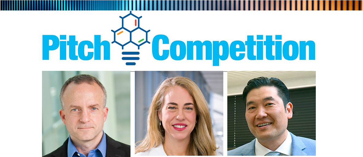 pitch competition banner with winners' faces