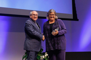 Dr. Podolsky with Dr. Mary Jane Pearson, winner of the 2022 Institutional Service Award.