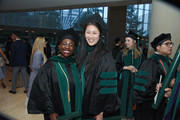 UTSW Medical School students in lobby following commencement