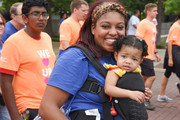 Even the tiniest ones came along for Heart Walk.