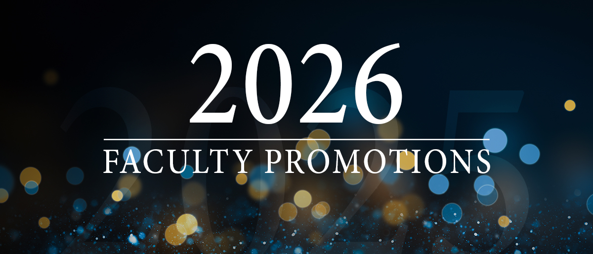 Faculty Promotions 2026 - banner
