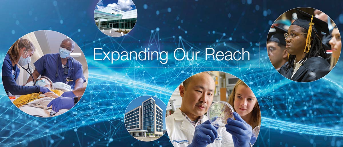 Expanding our Reach blue banner