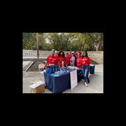 May Dela Cruz’s team is organized and ready to go for Heart Walk 2021. (Winner: “Awesome UTSW Team Spirit”)