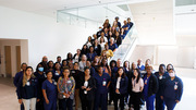 RedBird’s full staff of nurses, administrators, imaging technicians, and others gather for a group photo.