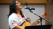 Ms. Garcia sang the Latin songs La Llorona (The Weeping Woman) and Bésame Mucho (Kiss Me a Lot).