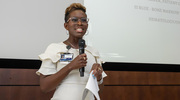 Toni Eby, AVP and Chief Operations Officer for Ambulatory Services, hosts one of six Health System PACT celebrations.