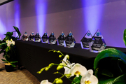 The awards table gleamed at the start of the 2022 Leaders in Clinical Excellence Awards.