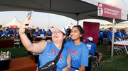 It’s always a good time for a celebratory selfie before the walk.