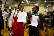 Vanessa Norris and Degian Ghebermicael react to the great news.