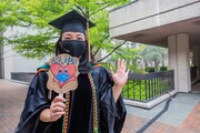 Dr. Melanie Sulistio, Associate Dean for Student Affairs and Associate Professor of Internal Medicine, served as a marshal during the ceremony.