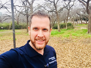 Guy Cramer, Neurosurgery: “My favorite spot is over by the wooded bird sanctuary, particularly the walking trail that weaves around it. It's a nice place to go on my lunch break for quiet time – whether it's getting my daily steps in, collecting my thoughts, or just to enjoying the natural scenery! During the course of my employment at UTSW I have lost over 100 pounds. I believe that walking on my breaks has played a major role in keeping it off.”