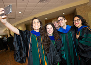 Commencement festivities wouldn't be complete without selfies.