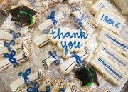 Custom cookies add a little extra sweetness to the 2019 commencement celebrations.