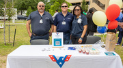 Cupcakes are ready at the Veterans Alliance BRG table.